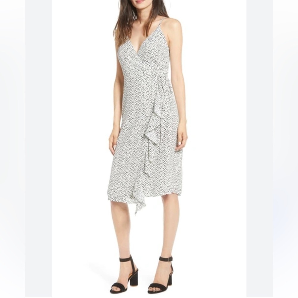 Rails Iris Spotted Wrap Dress Sz Small